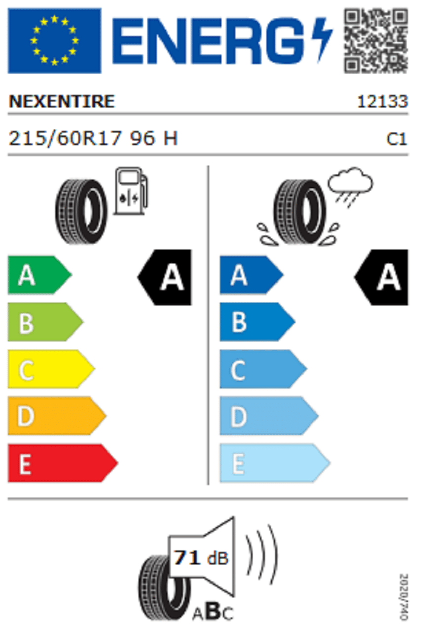 Kia Tyre Label - Nexen