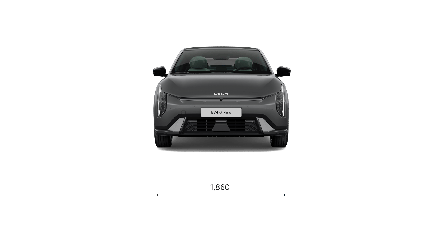 Kia EV4 Fastback GT-Line, Frontansicht